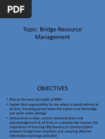 Bridge Resource Management Guide | PDF | Navigation | Water Transport