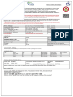 Electronic Reservation Slip IRCTC E-Ticketing Service (Agent)