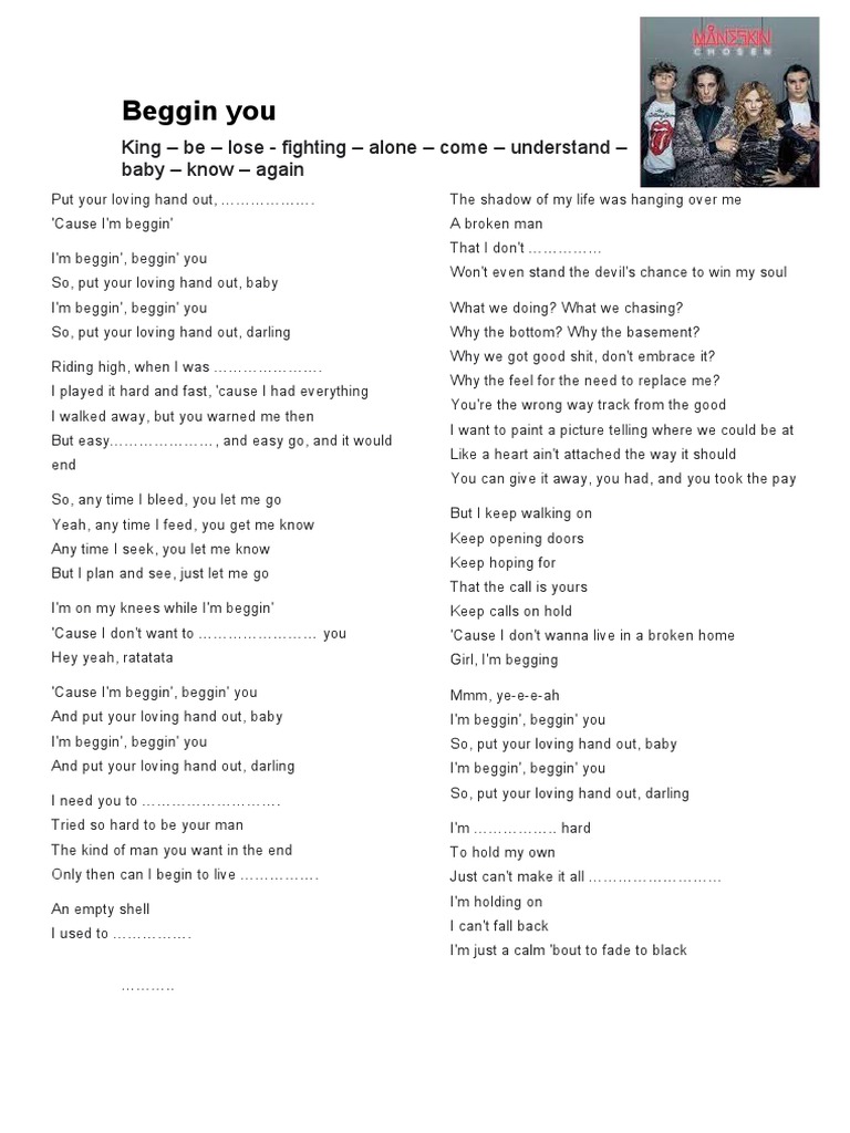 Beggin You | PDF