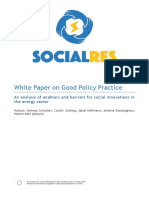 SocialRES White Paper On Good Policy Practice - Final - Adelphi