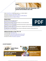 Chemical Bath Deposition of CDS Quantum Dots Onto Mesoscopic TiO2 Films For Application in Quantum-Dot-Sensitized Solar Cells