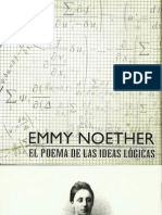 Programa Obra Teatral Emmy Noether: El Poema de las Ideas Logicas