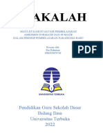 Makalah Evaluasi Pembelajaran Di SD