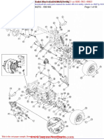 Cub Cadet Parts Manual For Model 466 4x4 Utility Vehicle SN 1b027g 1b018g