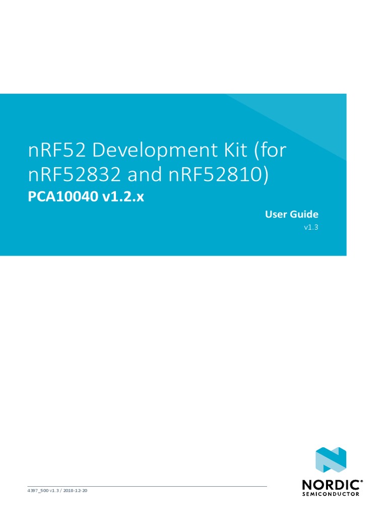 NRF52 DK | PDF | Power Supply | Application Software