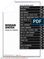 Factory Shop Manual Nissan 240sx 1990