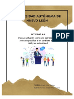 4.4 - Plan de Difusión Sobre Una Estrategia de Solución Pacífica A Un Conflicto Social Real y de Actualidad.