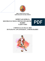 Kertas Kerja Kejohanan Bola Sepak b15 MSSD JB 2023