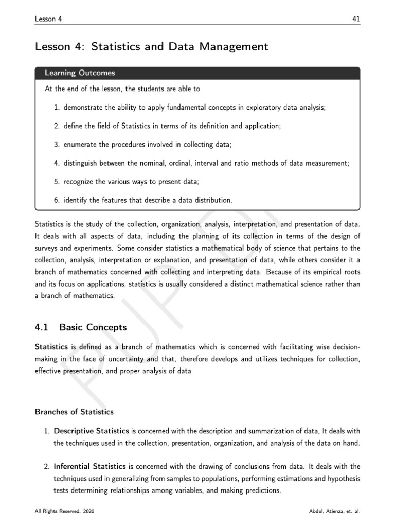 Chapter 4 - Data Gathering and Sampling Techniques | PDF