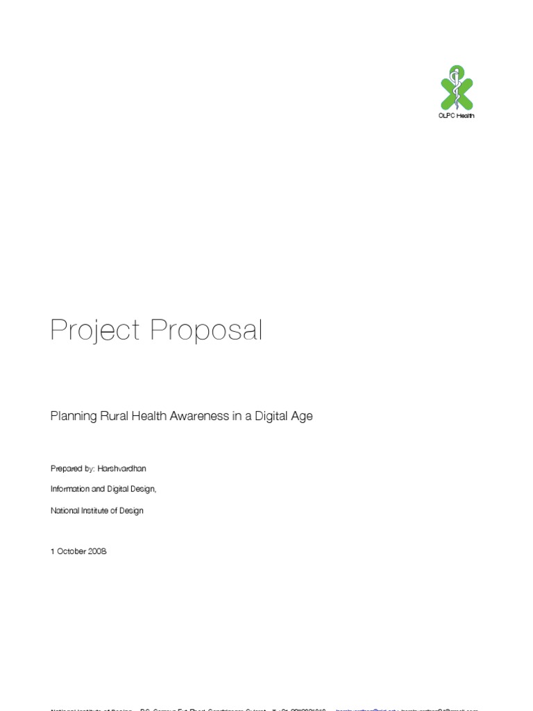 Rural Health Awareness via Digital Tools | PDF | Infection | Design