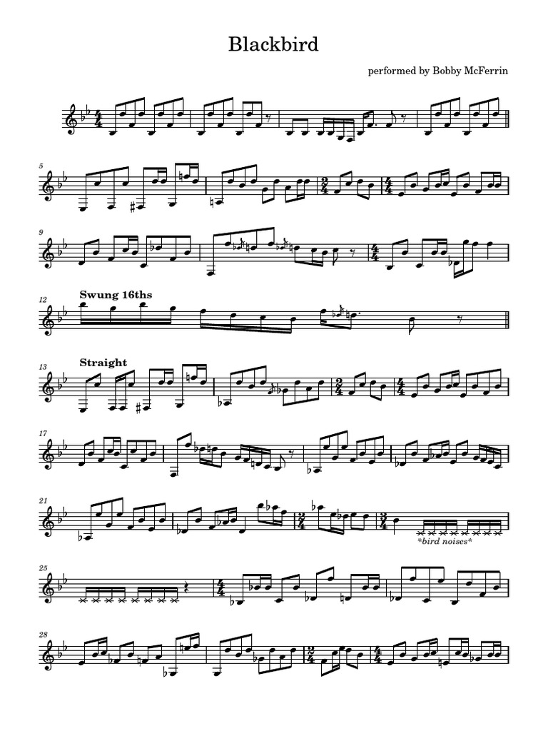 Blackbird | PDF