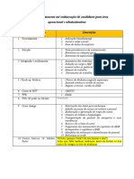 Fases Do Recrutamento Até Embarcação de Candidatos para Área Operacional e Adminsitrativas