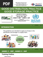 Good Storage and Distribution Practices Checklist | PDF | Shelf Life ...