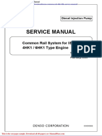 Isuzu Common Rail 4hk 6hk Service Manual