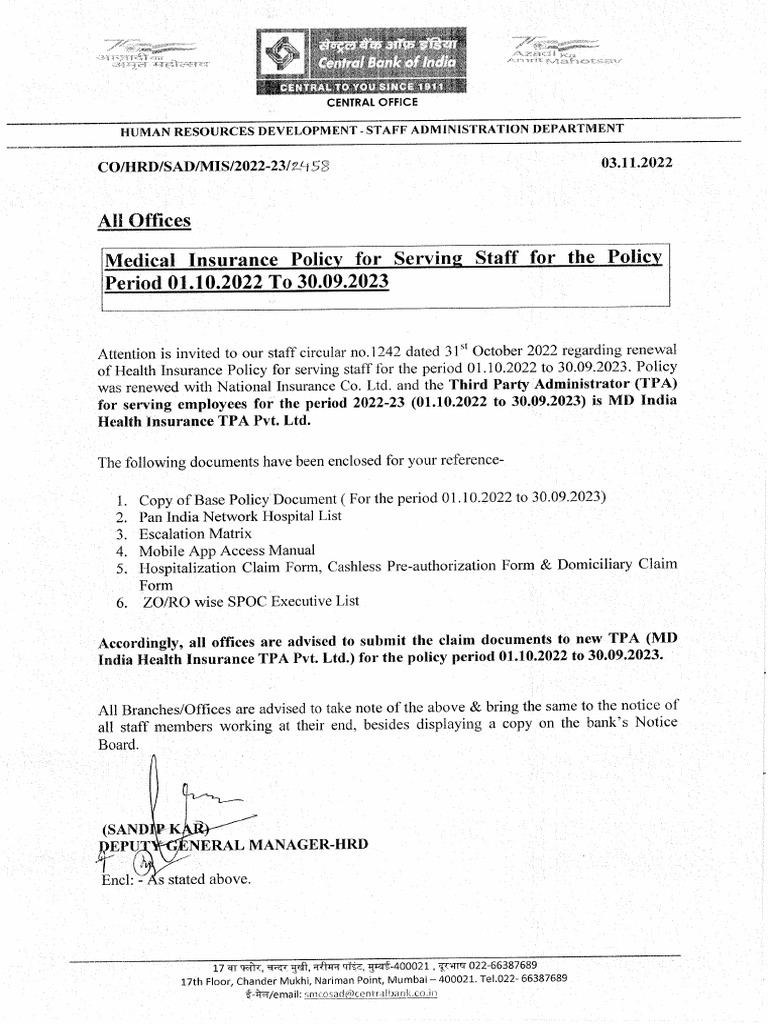 Letter No 2458 | PDF