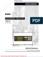 Grove Pat Load Moment Indicator Tm9150 Operator Manual
