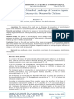 Description of The Microbial Landscape of Causative Agents of Acute Osteomyelitis Observed in Children