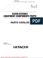 Hitachi Ex220 220lc Equipment Components Parts