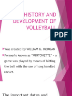 Module 1 History and Development of Volleyball Module 1