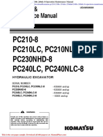 Komatsu Pc210 210lc 210nlc 230nhd 240lc 240nlc 8 Operation Maintenance Manual