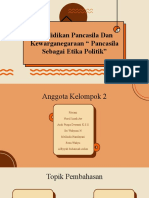 Kelompok 2, Pancasila Sebagai Etika Politik