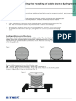 Guidelines Regarding The Handling of Cable Drums During Transport and Storage