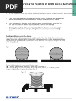 Guidelines Regarding The Handling of Cable Drums During Transport and Storage