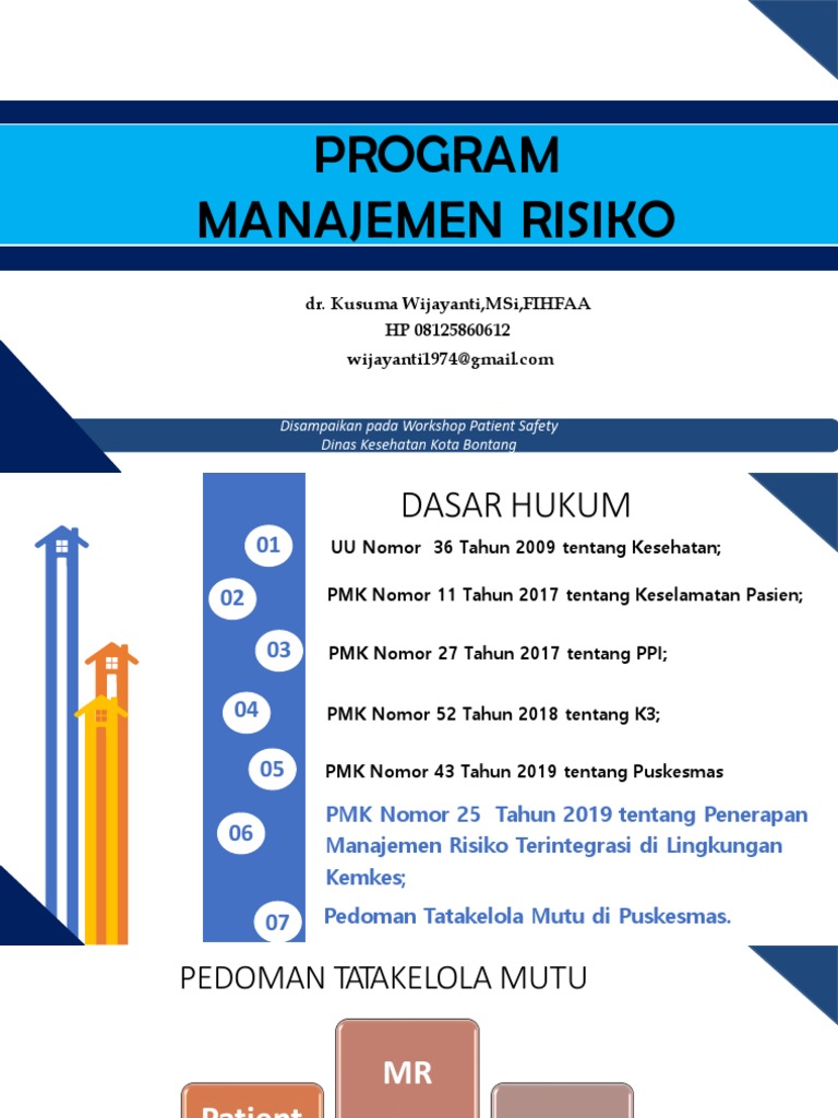 Program Manajemen Risiko Puskesmas 2023 | PDF | Bisnis | Pengembangan Diri