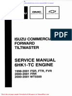 Isuzu Service Manual 6hk1 TC Engine