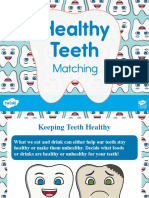 Healthy Teeth Matching Game Powerpoint Amp Google Slides Us He 95