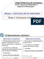 Tema 2. Estructura Cristalina