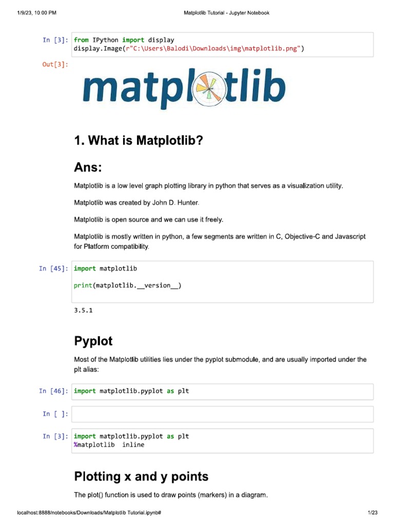 Matplotlib | PDF