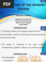 Examination of Sensory System 300L MBBS