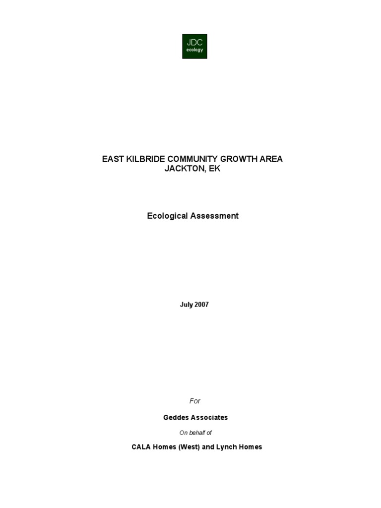 Avondale 5 Ecological Assessment Report July 2007 | PDF | Pond | Habitat