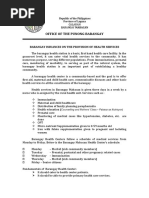 Barangay Health Plan | PDF | Public Health | Governance