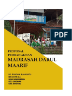 Proposal Madrasah Darul Maarif Cikawari