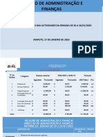 INFORME de 20 A 26 de Janeiro 2023 DIRECT FERIAS