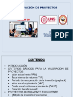 Sesión 09 - Evaluación de Proyectos