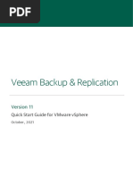 Veeam Backup 11 0 Quick Start Guide Vsphere