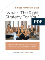 Your 2023 Yoga Business Roadmap by Yogacareerwithgwen