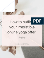 WORKBOOK - How To Outline Your Irresistible Online Yoga Offer 