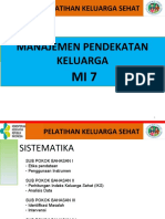 7. Managemen Pendataan Keluarga Sehat