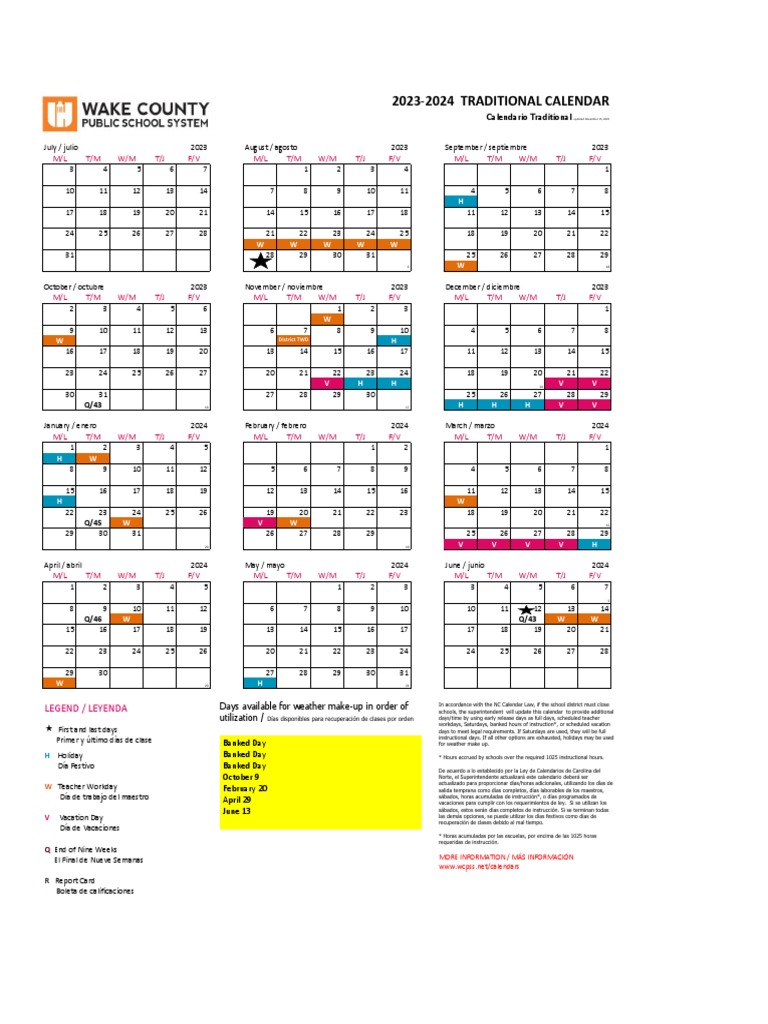 20232024 wcpss calendar PDF