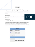 Determinación de Estaño en Mineral Casiterita