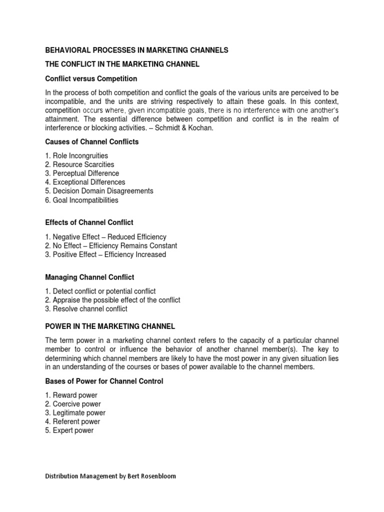 DISTRIBUTION MANAGEMENT - Channel Management | PDF | Marketing | Retail
