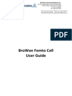 Browan Femto Cell User Guide - 20190702