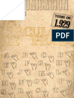El Circulo Linguistico de Praga Tesis de 1929