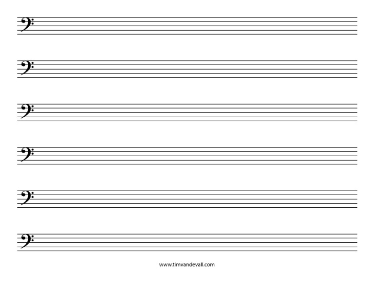 Bass Clef Sheet Music | PDF