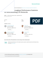 Analysis of Throughput Performance Statistics