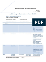 HACCP Análisis de Peligros y Puntos Críticos de Control